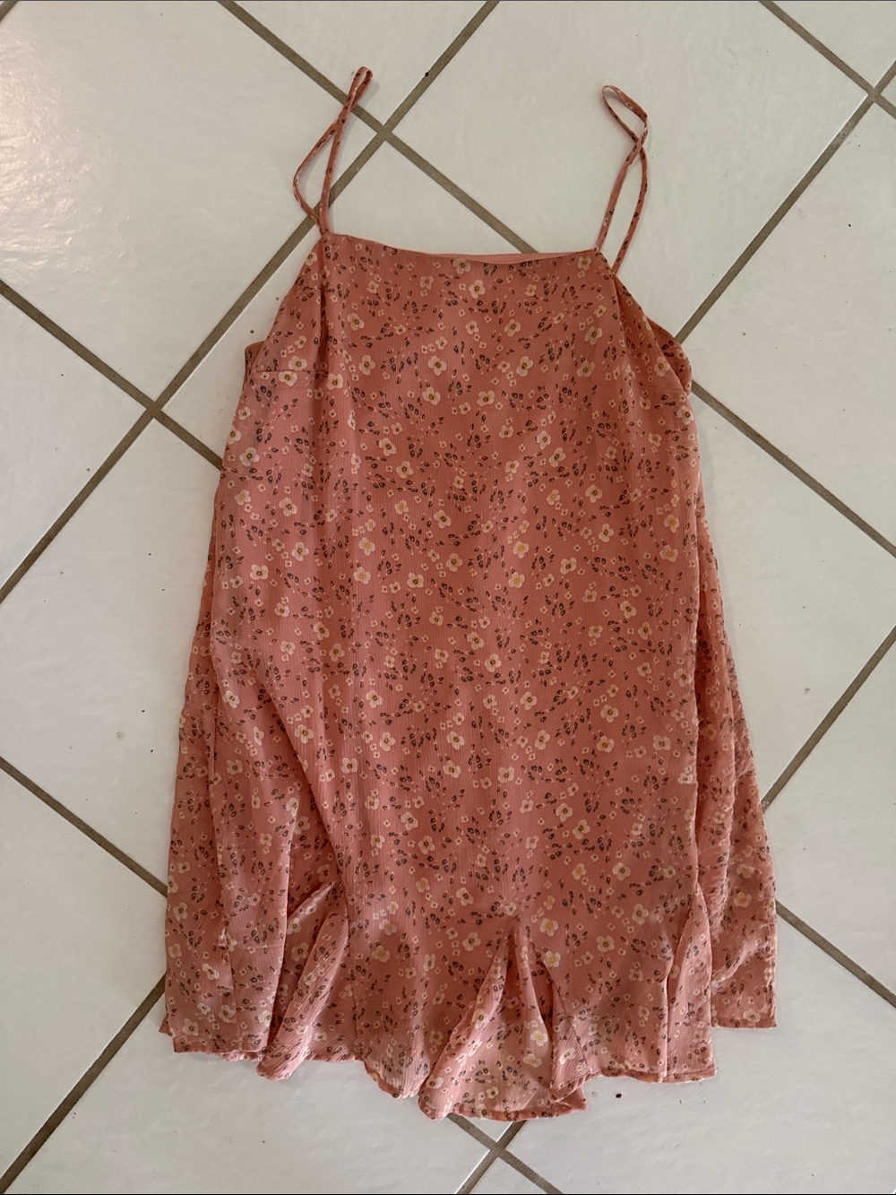Trixxi Dusty Rose Floral Mini Dress